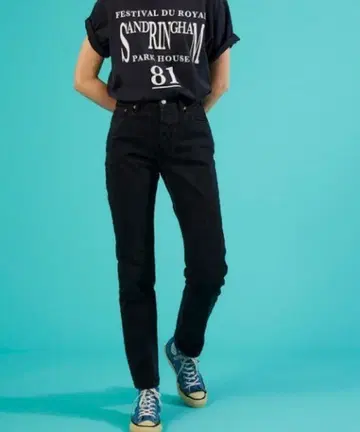 THE SHINZONE 18SMSPA65 34 블랙 데님