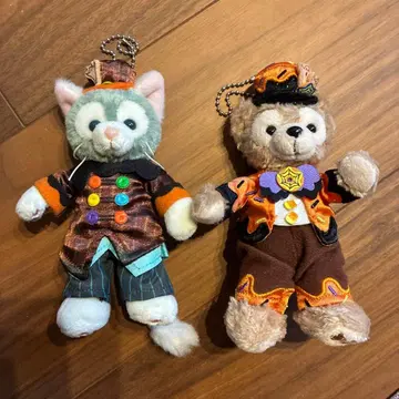 더피 젤라토 키링 스트랩 봉제 인형 배지