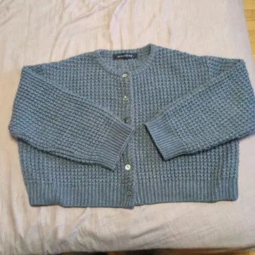 미즈이로 인드 그레이 가디건 긴팔