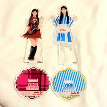 AKB48 야기 아이즈키 웨디스 아크릴 스탠드 2종 세트