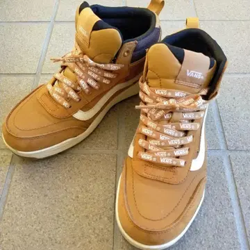 새상품급! VANS 하이컷 스니커즈 브라운 26cm