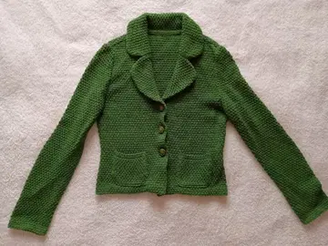 시빌라 가디건 니트 자켓 그린 M