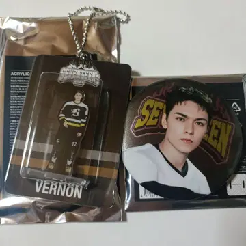 SEVENTEEN HOME 2025 아크릴 키링 캔뱃지 버논