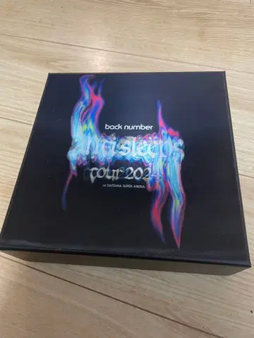 back number anti sleep tour 2024 Blu-ray