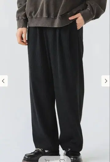 BEAMS HEART 벌룬 코듀로이 이지 팬츠