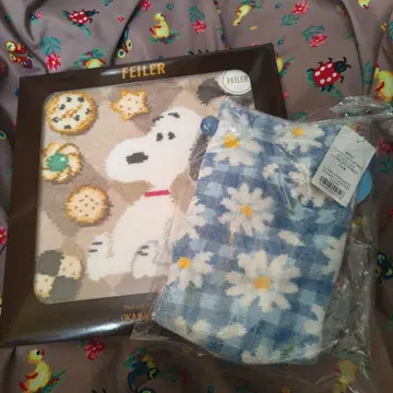 새상품 페이 스누피 손수건 마가렛 보틀 파우치