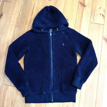 Gymphlex 보아 후드 자켓 네이비