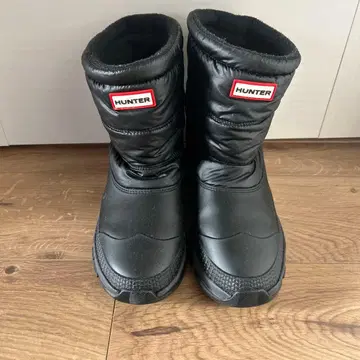 HUNTER 방수 부츠 블랙 UK6