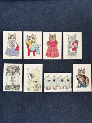 히구치 유코 보리스 잡화점 엽서 세트