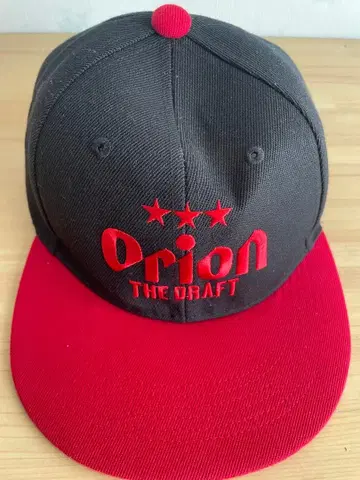 Orion 캡 블랙 레드