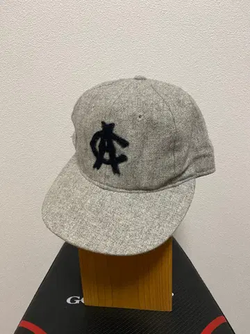 그레이 울 야구 모자 쿠퍼스타운 MADE IN USA