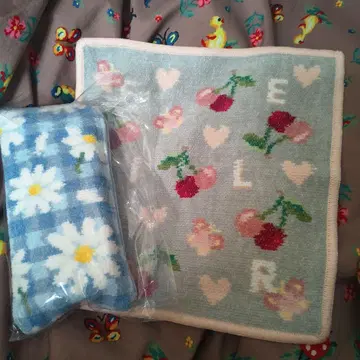 새상품 B급 페이 마가렛 안경 파우치 손수건