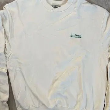 LL.Bean 화이트 긴팔 맨투맨