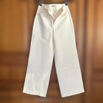 B-THREE/B 아이보리 와이드 팬츠