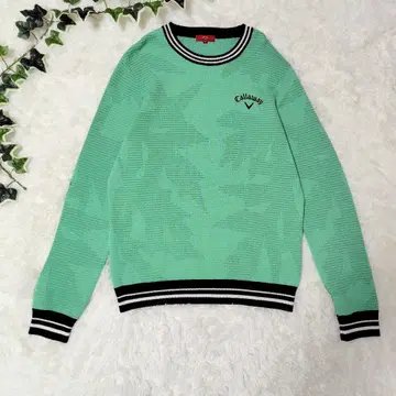 [ 새상품급 ] Callaway 그린 컬러 3L 사이즈 스웨터 니트