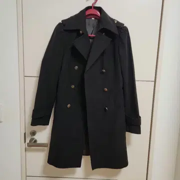 트렌치코트 벨트 포함 더블 브레스트 사이즈 38