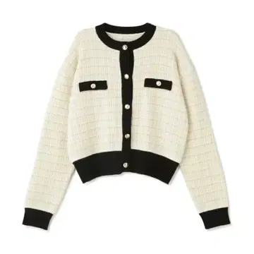 내추럴 뷰티 베이직 트위드 가디건