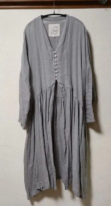 [ 08 Mab ] 린넨 롱 가디건 그레이