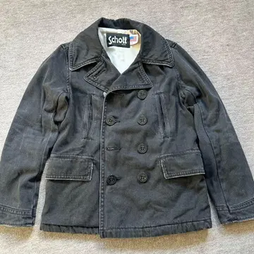 [ 블랙 데님 ] schott P코트 DENIM