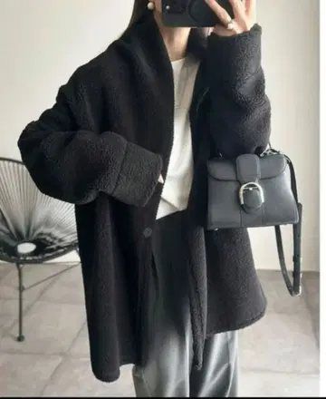 택 포함 새상품 에마 테일러 본딩 보아 코트