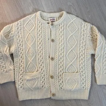 Time files 케이블 니트 스웨터 XL 아이보리