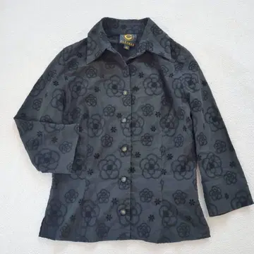 클레이서스 플라워 패턴 블라우스 동백꽃무늬 꽃무늬 자수 레트로 고급 38