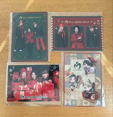 Mrs. GREEN APPLE 로손 비주얼 시트 4종