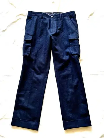 할리우드 런치마켓 BLUE BLUE 울 카고 팬츠 3 ( L )