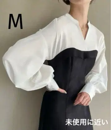 [ 거의 미사용 ] JUNOAH 셔츠 도킹 카르제 원피스 M 화이트