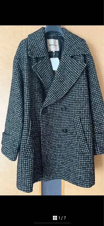 [미사용 새상품] 아푸와이저 리셰 더블 버튼 P코트