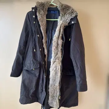 SHIPS 블랙 모즈 코트 38