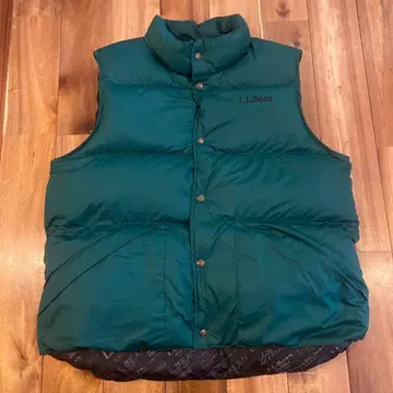 l.l.bean 엘엘빈 다운 베스트 녹색 그린 XL 새상품급