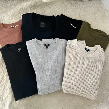 유니클로 7점 묶음 판매 XL 사이즈