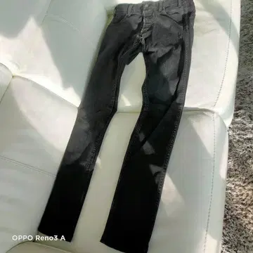 5351 블랙 데님 팬츠 슬림 핏