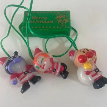 레어 호빵맨 세균맨 짤랑이 크리스마스 오너먼트