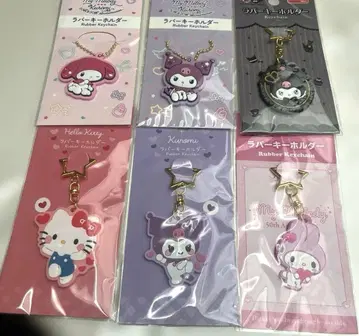 쿠로미 러버 키링 20주년 KUROMI 마이멜로디 키티