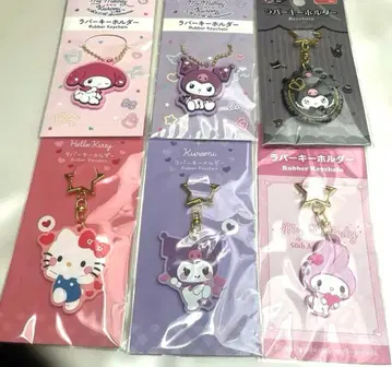 쿠로미 러버 키링 20주년 KUROMI 마이멜로디 키티