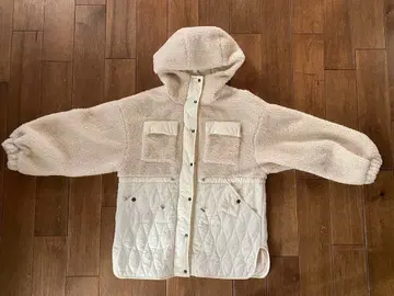 시니컬 CYNICAL 보아 퀼팅 코트 후드 아우터