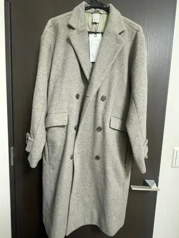 Casper John 더블 롱 코트