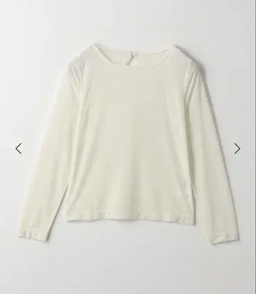 트리코 벨로아 풀오버 시어 티셔츠