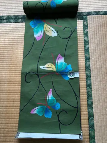 옷감 유카타 원단 면 100% 미사용