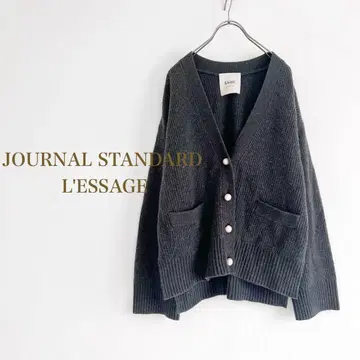 JOURNAL STANDARD L'ESSAGE 펄 버튼 가디건