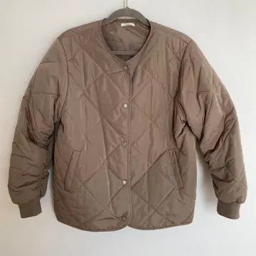 ITEMS URBAN RESEARCH 퀼팅 자켓 베이지 카키