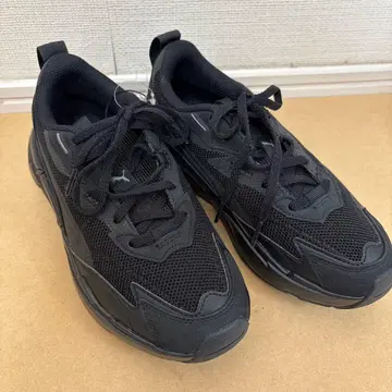 미사용 새상품 PUMA 푸마 스피나 NITRO 스니커즈 23.0cm 블랙