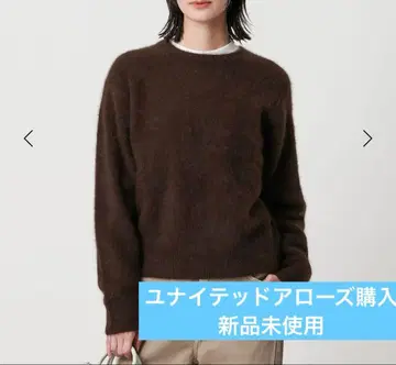 폭스 캐시미어 블렌드 크루넥 니트 풀오버 스웨터 014