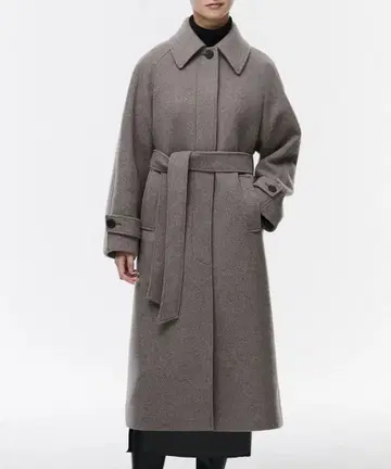 MUSINSA/여성용 캐시미어 블렌드 발마칸 로브 코트