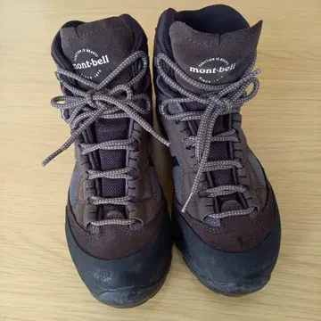 mont-bell GORE-TEX 등산화 브라운 그레이 24cm