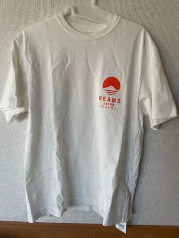 BEAMS 화이트 T셔츠 젠코지