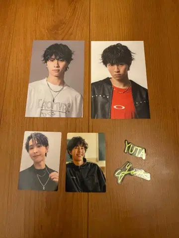 라스피 YUTA 유타 트레이딩 카드 사인 스티커 세트
