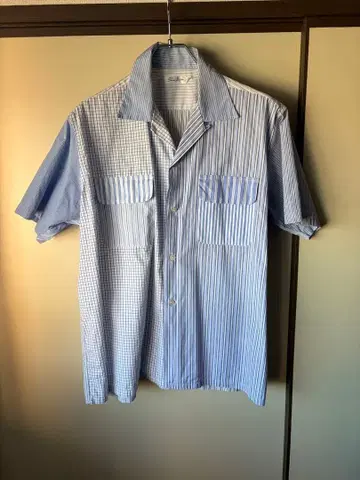 sanslimite 반팔 스트라이프 셔츠